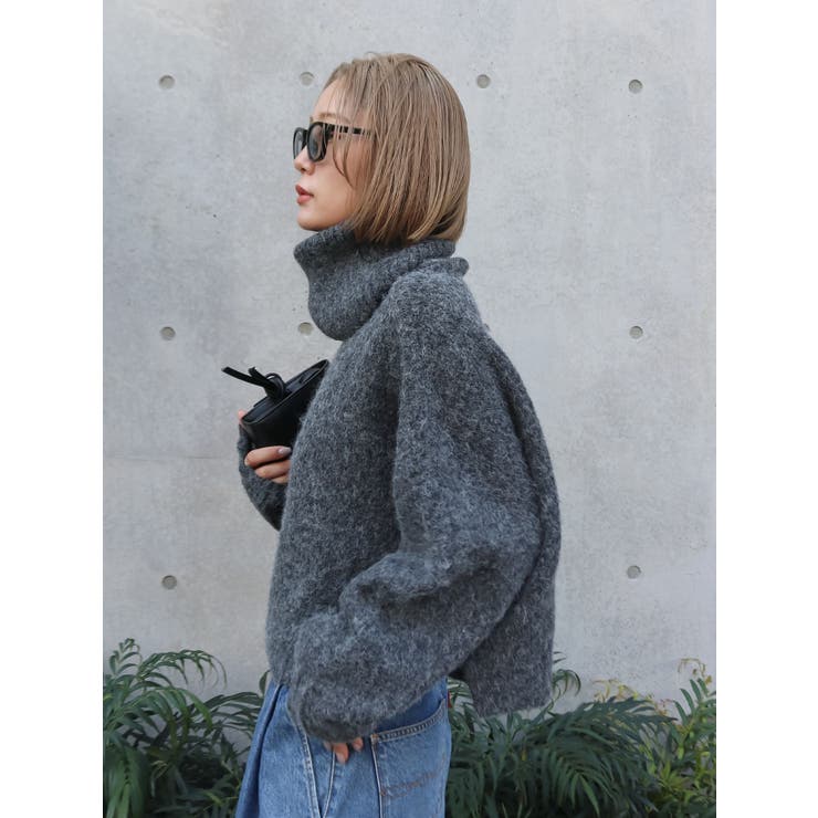 ハイネックルーズニット | Ungrid | 詳細画像9 