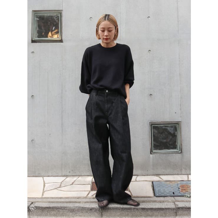 カシミヤ混スムース編みルーズニット | Ungrid | 詳細画像11 