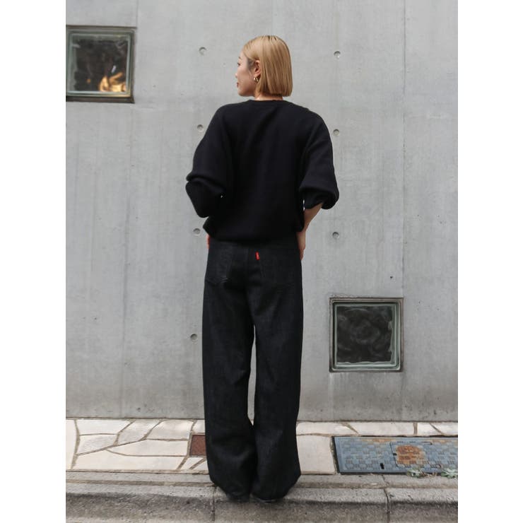 カシミヤ混スムース編みルーズニット | Ungrid | 詳細画像13 