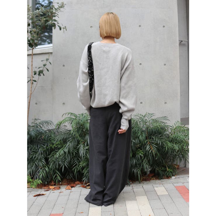 カシミヤ混スムース編みルーズニット | Ungrid | 詳細画像22 