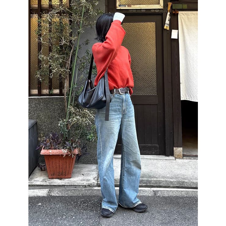 カシミヤ混スムース編みルーズニット | Ungrid | 詳細画像24 