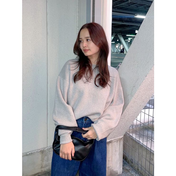 カシミヤ混スムース編みルーズニット | Ungrid | 詳細画像25 