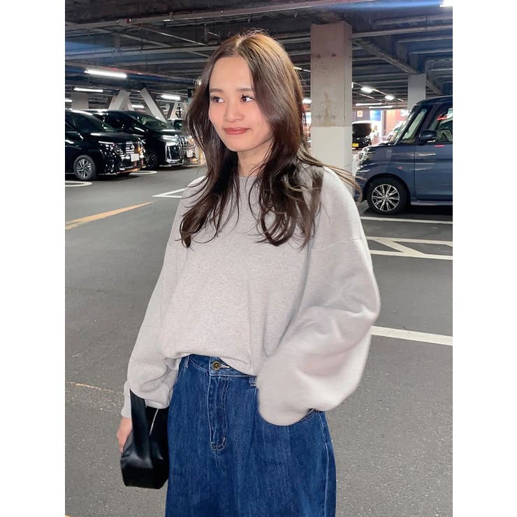 カシミヤ混スムース編みルーズニット | Ungrid | 詳細画像26 