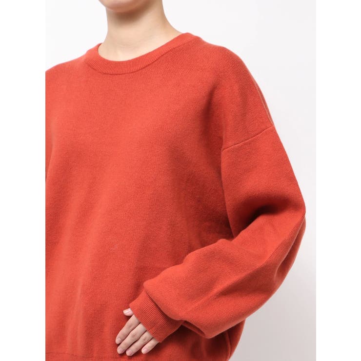 カシミヤ混スムース編みルーズニット | Ungrid | 詳細画像31 