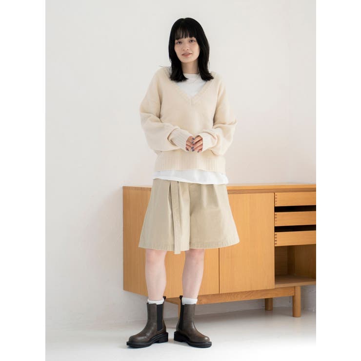 ラムウールVネックニット | Ungrid | 詳細画像15 