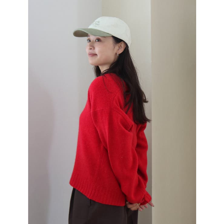 ラムウールVネックニット | Ungrid | 詳細画像24 