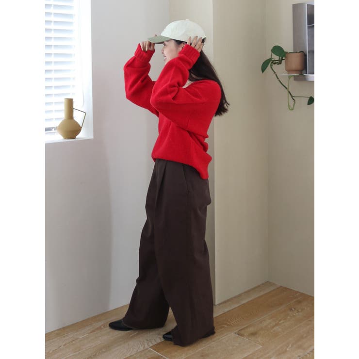 ラムウールVネックニット | Ungrid | 詳細画像27 