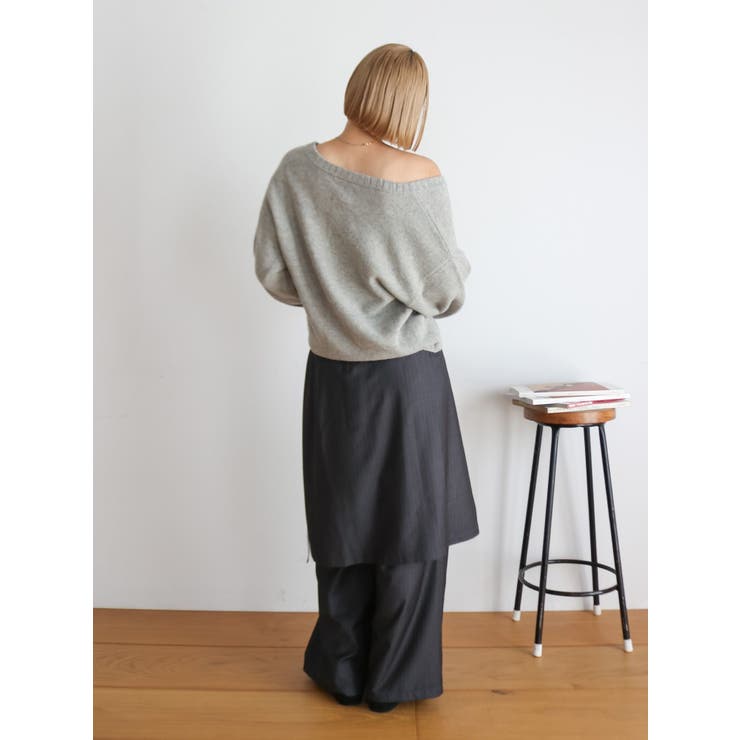 ラムウールVネックニット | Ungrid | 詳細画像33 