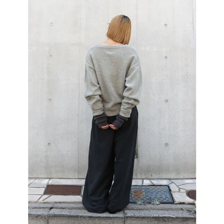 ラムウールVネックニット | Ungrid | 詳細画像43 