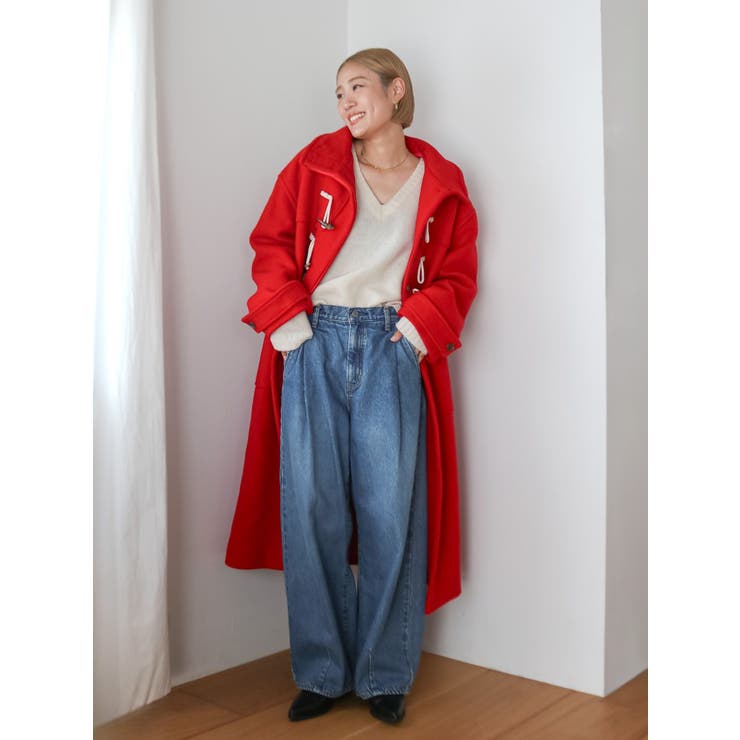 ラムウールVネックニット | Ungrid | 詳細画像49 