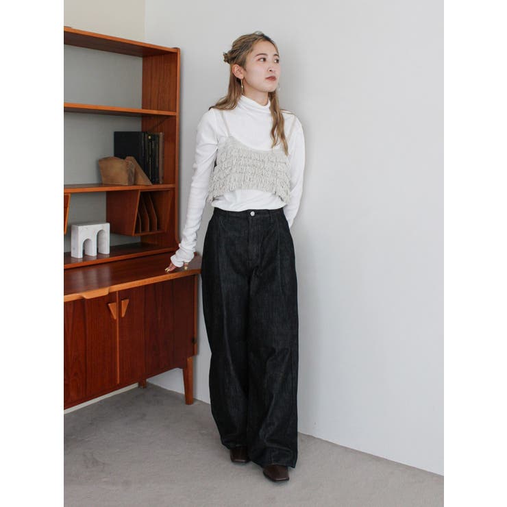 ラメコンビフリンジニットビスチェ | Ungrid | 詳細画像18 