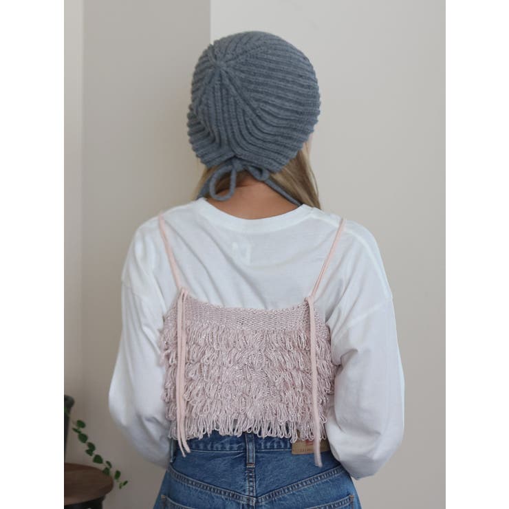 ラメコンビフリンジニットビスチェ | Ungrid | 詳細画像24 