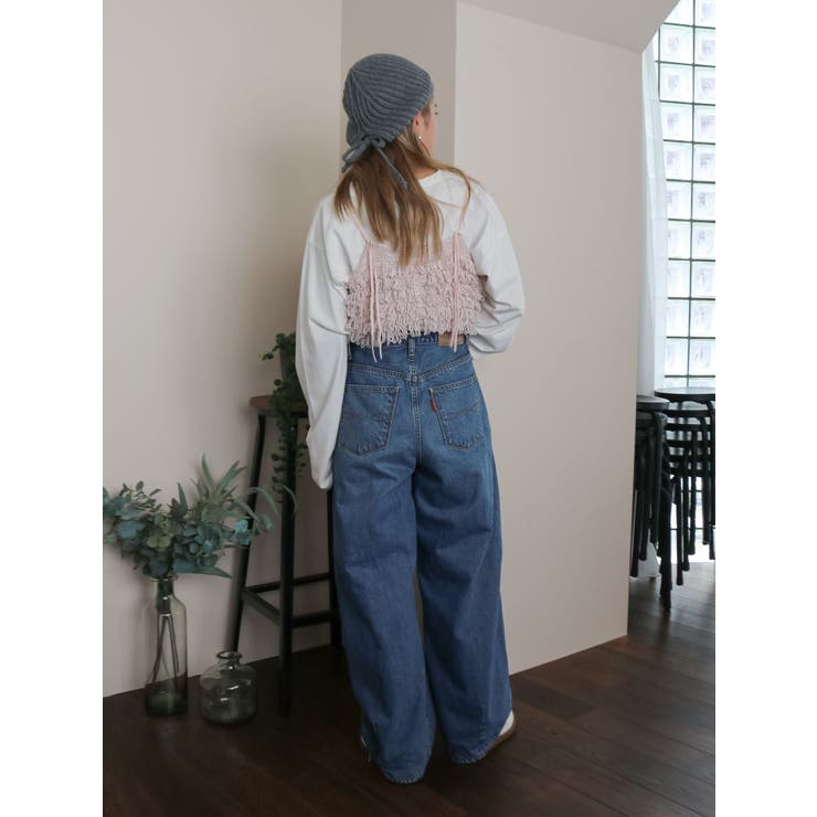 ラメコンビフリンジニットビスチェ | Ungrid | 詳細画像26 