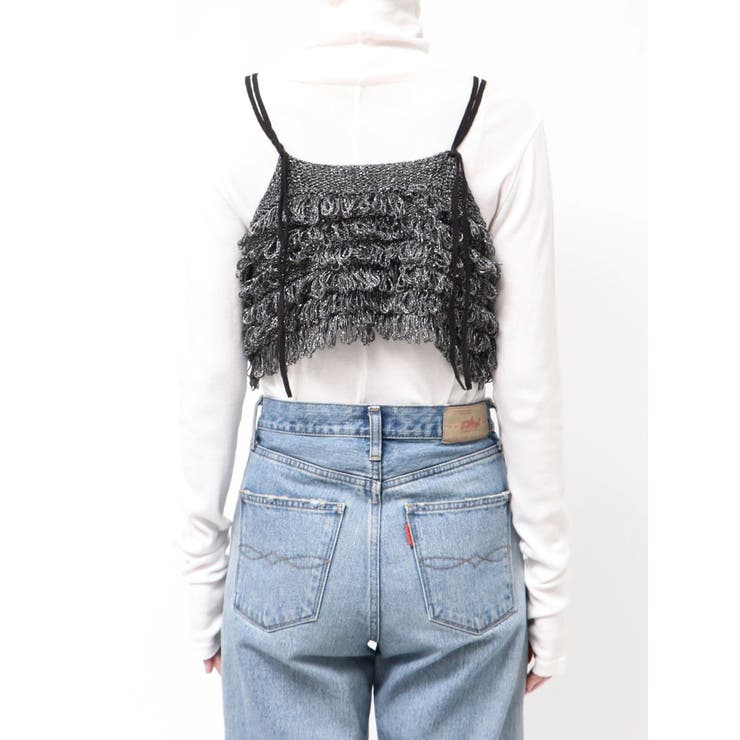 ラメコンビフリンジニットビスチェ | Ungrid | 詳細画像29 