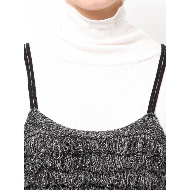 ラメコンビフリンジニットビスチェ | Ungrid | 詳細画像30 