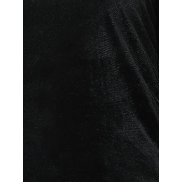 バックオープンドットシアーベロアロングスリーブTee | Ungrid | 詳細画像36 