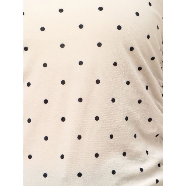 バックオープンドットシアーベロアロングスリーブTee | Ungrid | 詳細画像39 