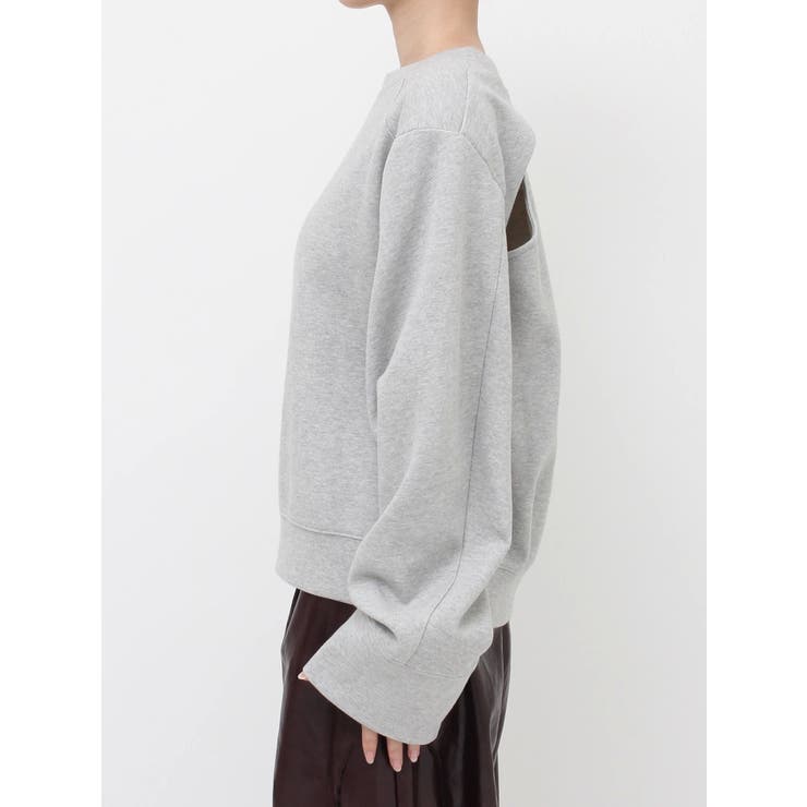 【Htage】パワーショルダーバックデザインスウェット | Ungrid | 詳細画像13 