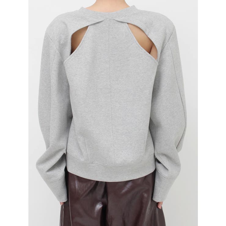 【Htage】パワーショルダーバックデザインスウェット | Ungrid | 詳細画像14 