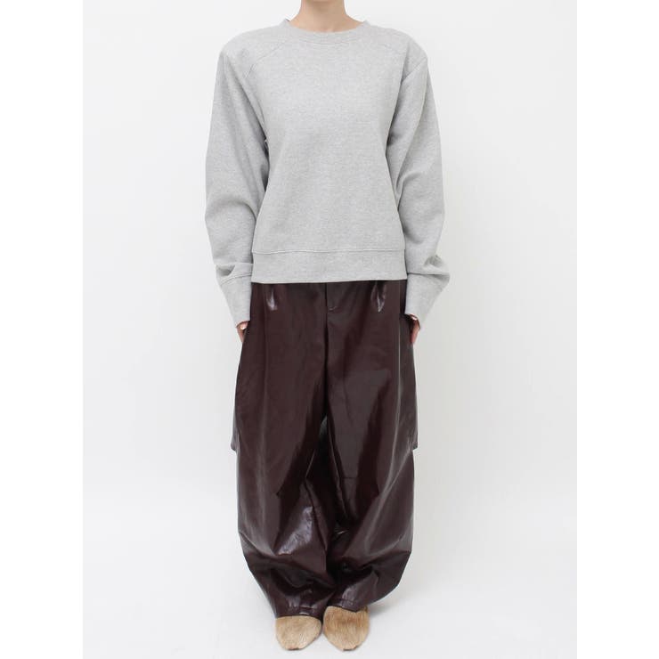 【Htage】パワーショルダーバックデザインスウェット | Ungrid | 詳細画像19 