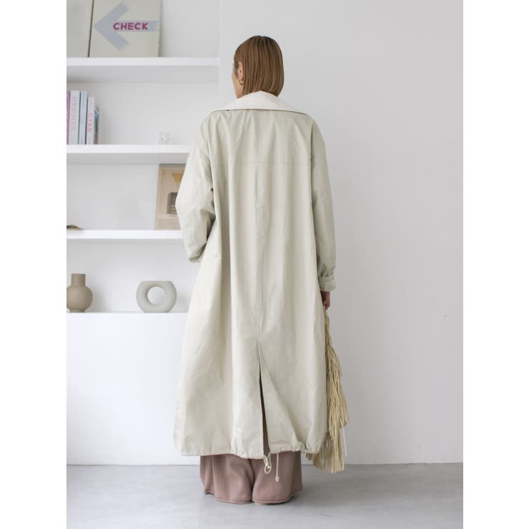 2wayステンカラーコート | Ungrid | 詳細画像12 