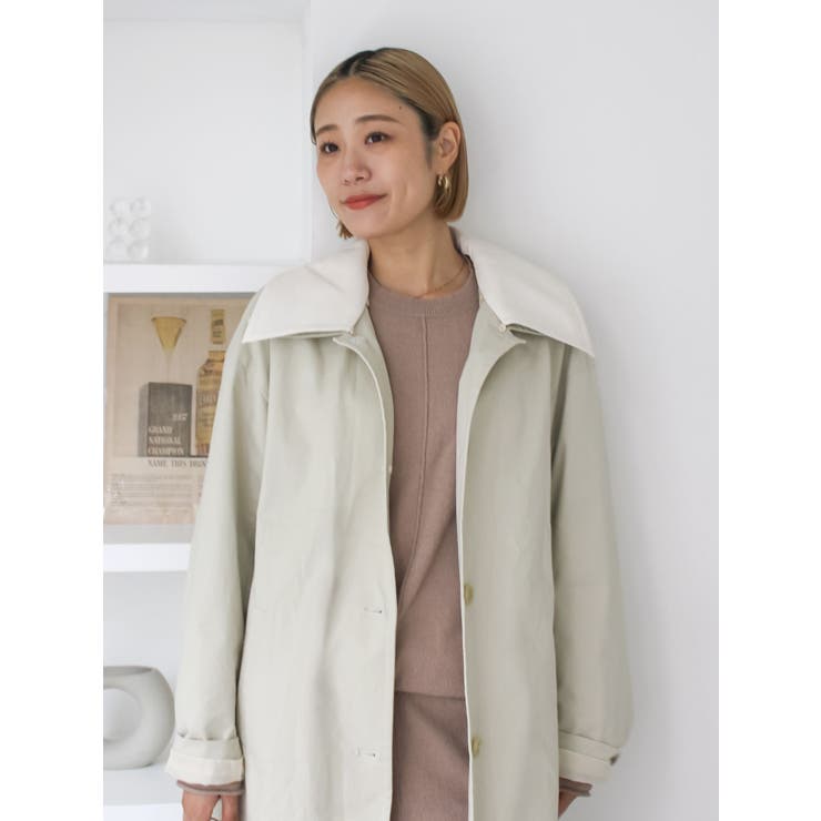 2wayステンカラーコート | Ungrid | 詳細画像13 