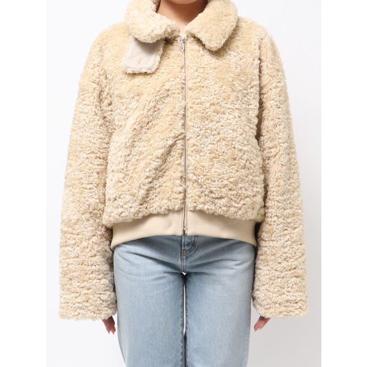 ボアショートブルゾン | Ungrid | 詳細画像1 