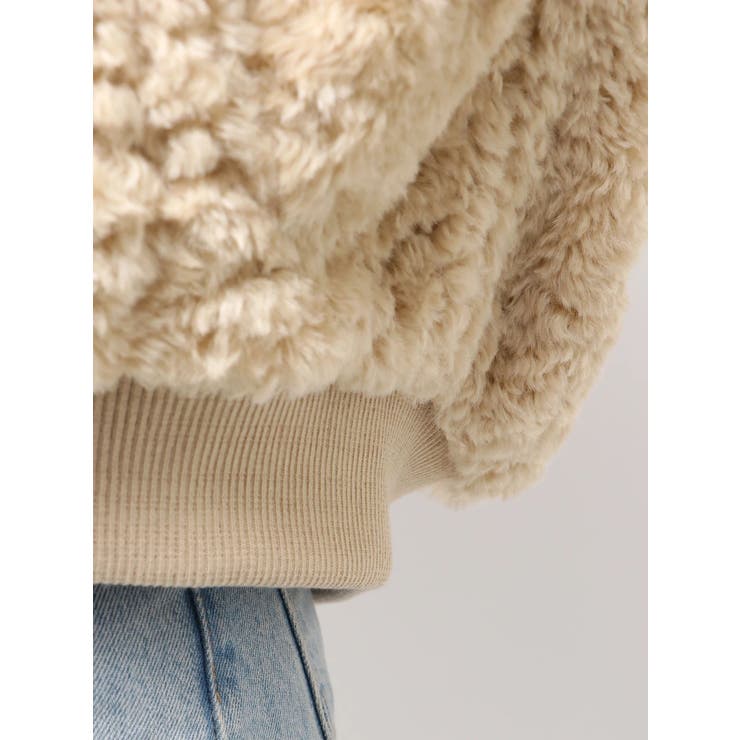 ボアショートブルゾン | Ungrid | 詳細画像10 