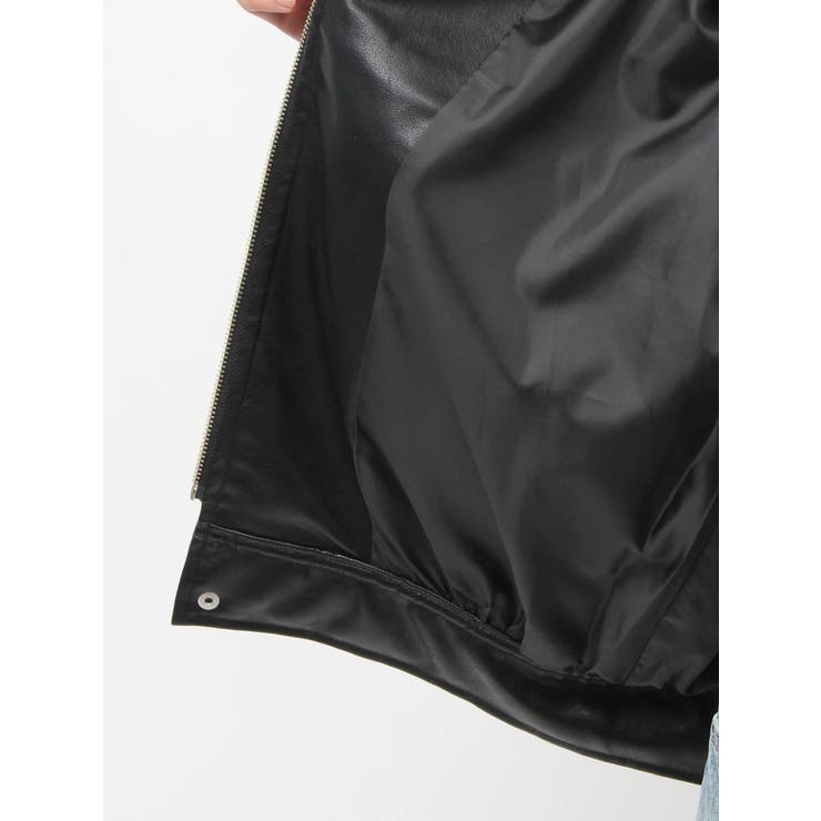 ポケットデザインフェイクレザーブルゾン | Ungrid | 詳細画像39 