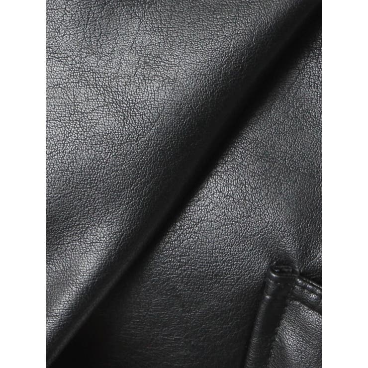 ポケットデザインフェイクレザーブルゾン | Ungrid | 詳細画像41 