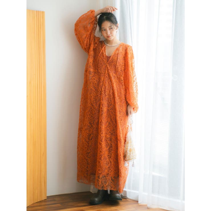 起毛レースワンピース | Ungrid | 詳細画像11 