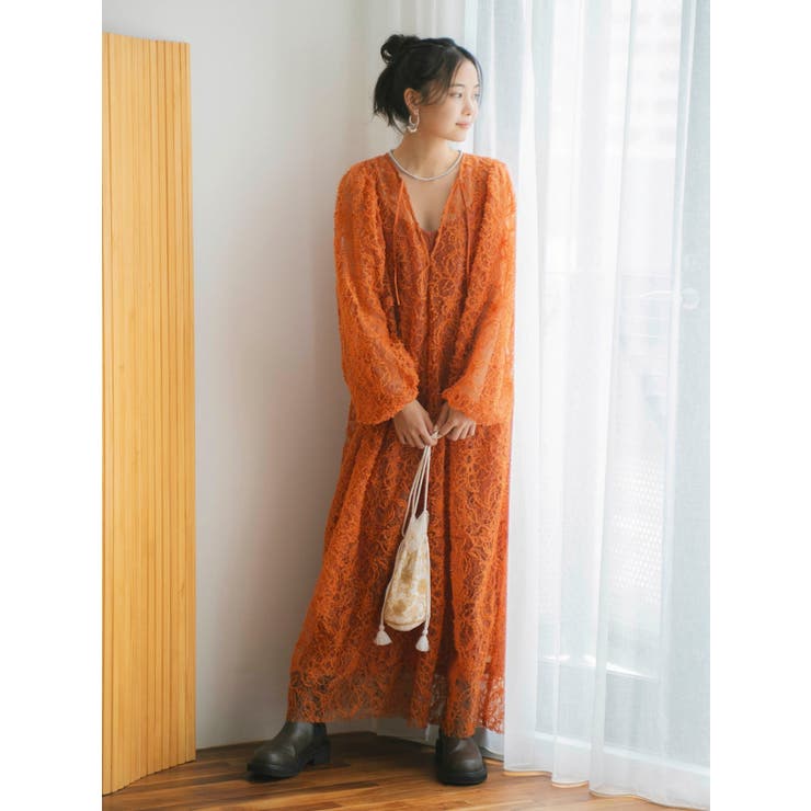 起毛レースワンピース | Ungrid | 詳細画像12 