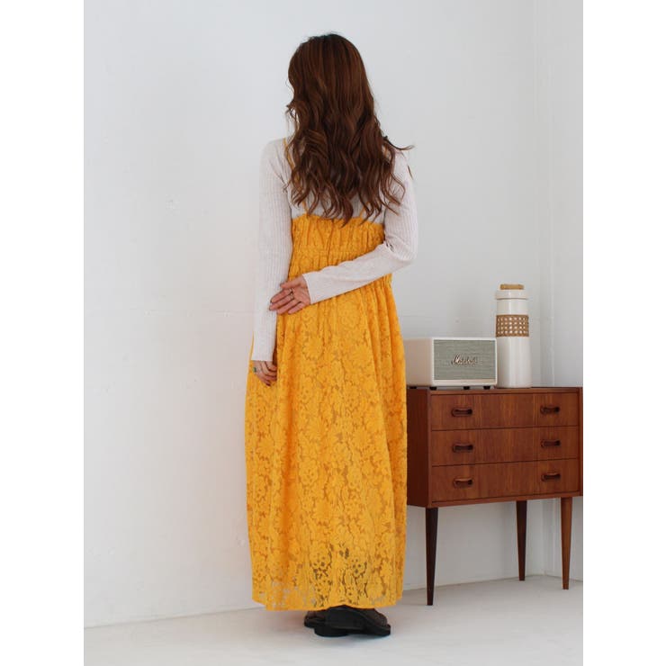 バテン起毛レースキャミワンピース | Ungrid | 詳細画像10 