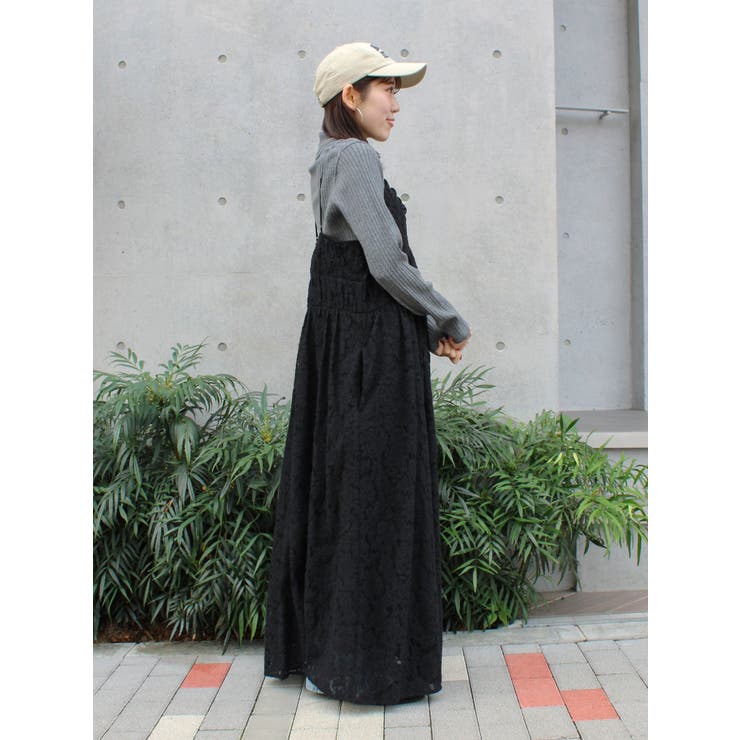 バテン起毛レースキャミワンピース | Ungrid | 詳細画像15 