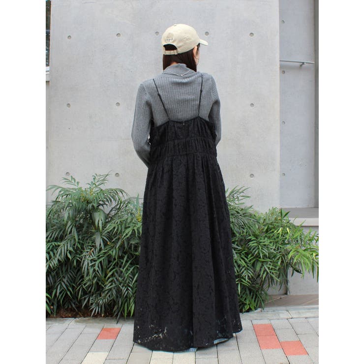 バテン起毛レースキャミワンピース | Ungrid | 詳細画像16 