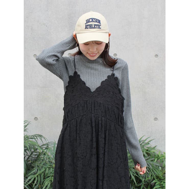 バテン起毛レースキャミワンピース | Ungrid | 詳細画像17 