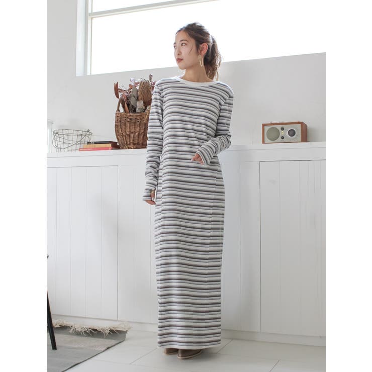 バックオープンテレコカットワンピース | Ungrid | 詳細画像4 