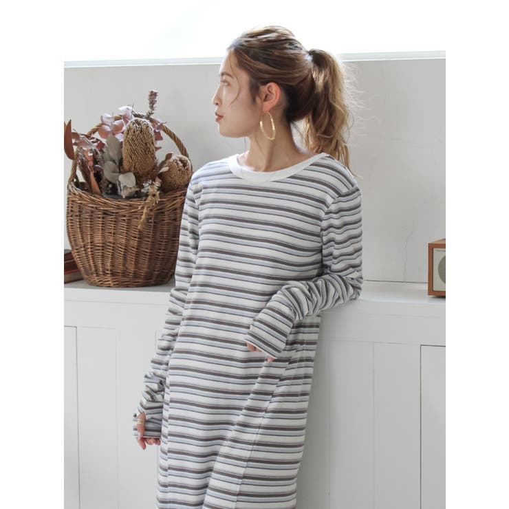 バックオープンテレコカットワンピース | Ungrid | 詳細画像7 