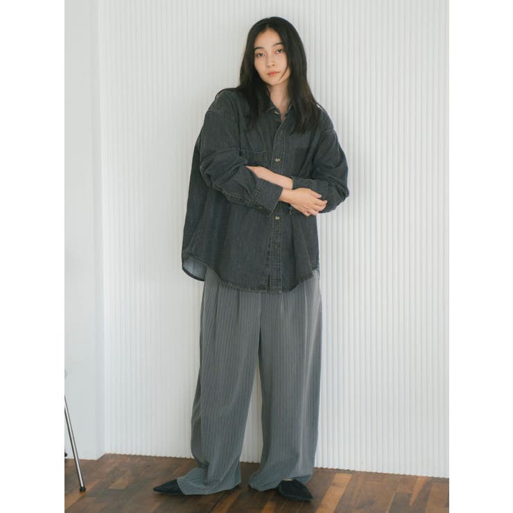 ポケットデザインデニムシャツ | Ungrid | 詳細画像11 