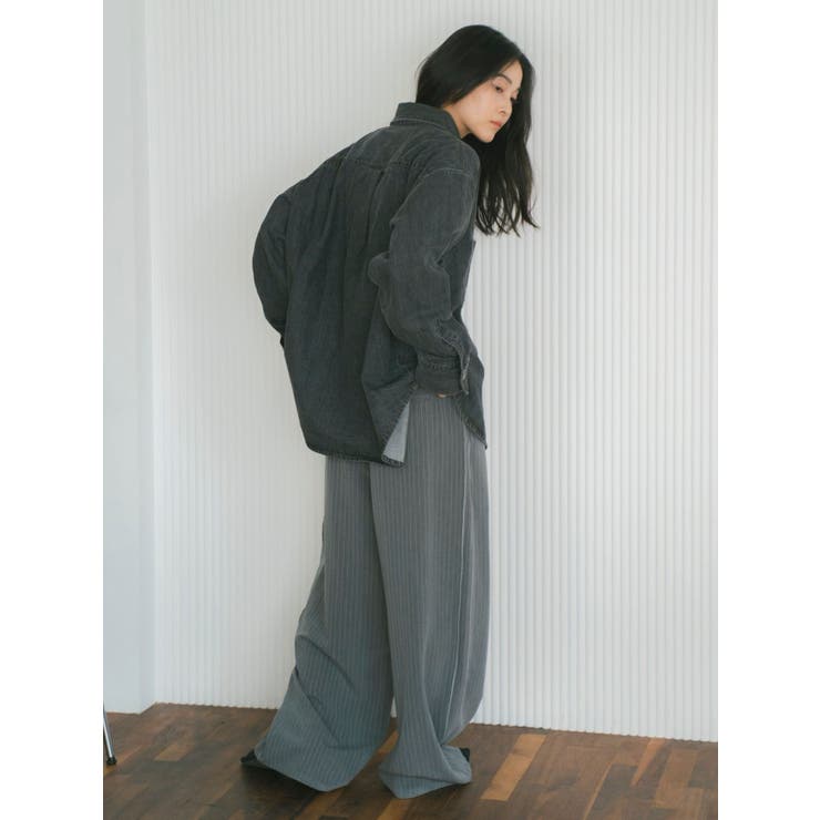 ポケットデザインデニムシャツ | Ungrid | 詳細画像12 