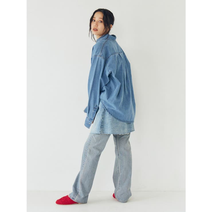 ポケットデザインデニムシャツ | Ungrid | 詳細画像17 