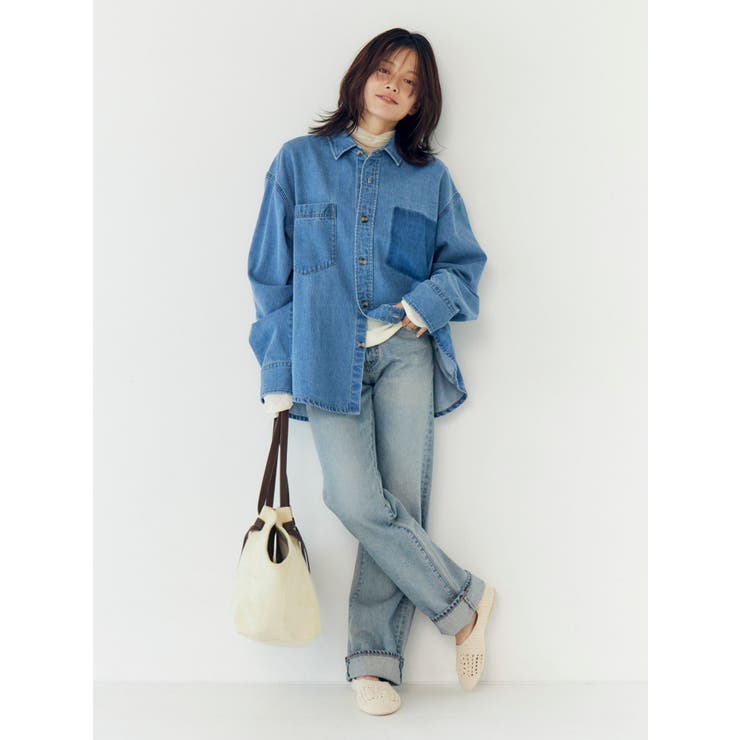 ポケットデザインデニムシャツ | Ungrid | 詳細画像21 