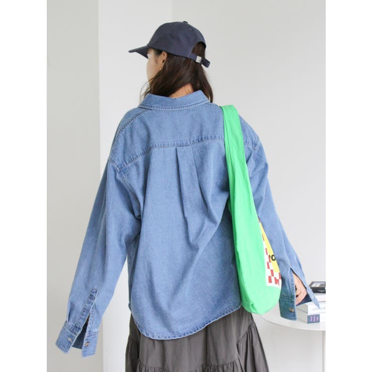 ポケットデザインデニムシャツ | Ungrid | 詳細画像25 
