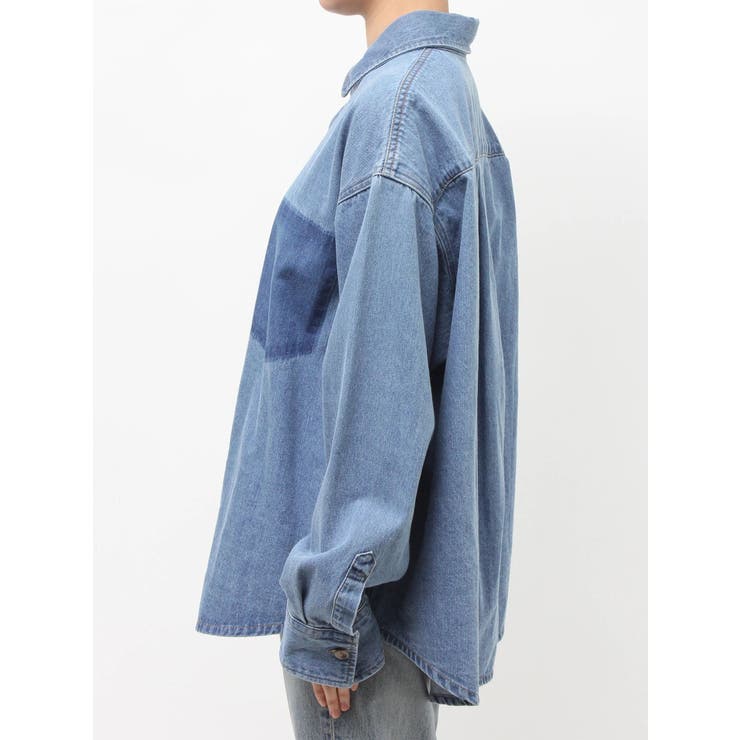 ポケットデザインデニムシャツ | Ungrid | 詳細画像30 