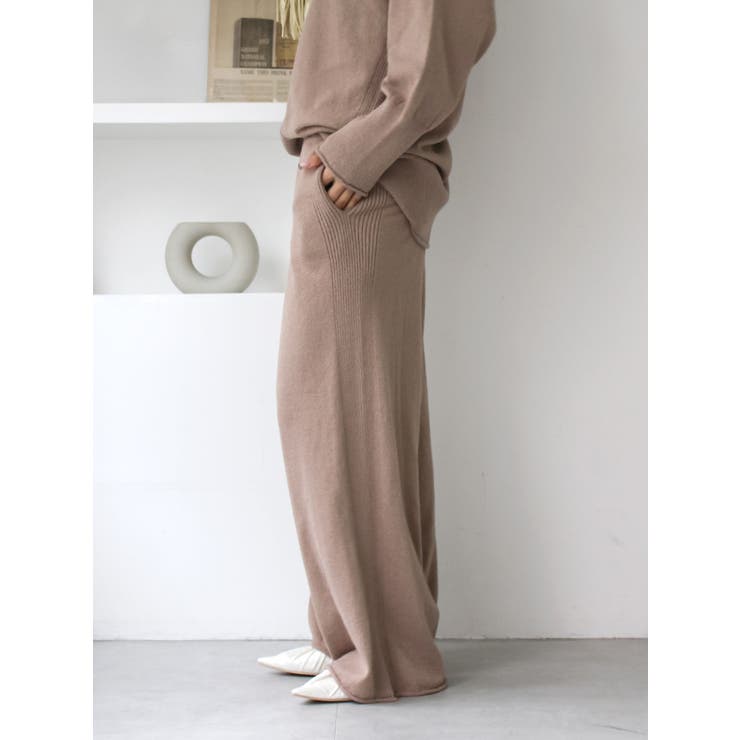 ミニループヤーンワイドニットパンツ | Ungrid | 詳細画像11 