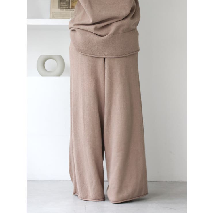 ミニループヤーンワイドニットパンツ | Ungrid | 詳細画像12 