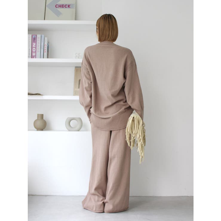 ミニループヤーンワイドニットパンツ | Ungrid | 詳細画像14 