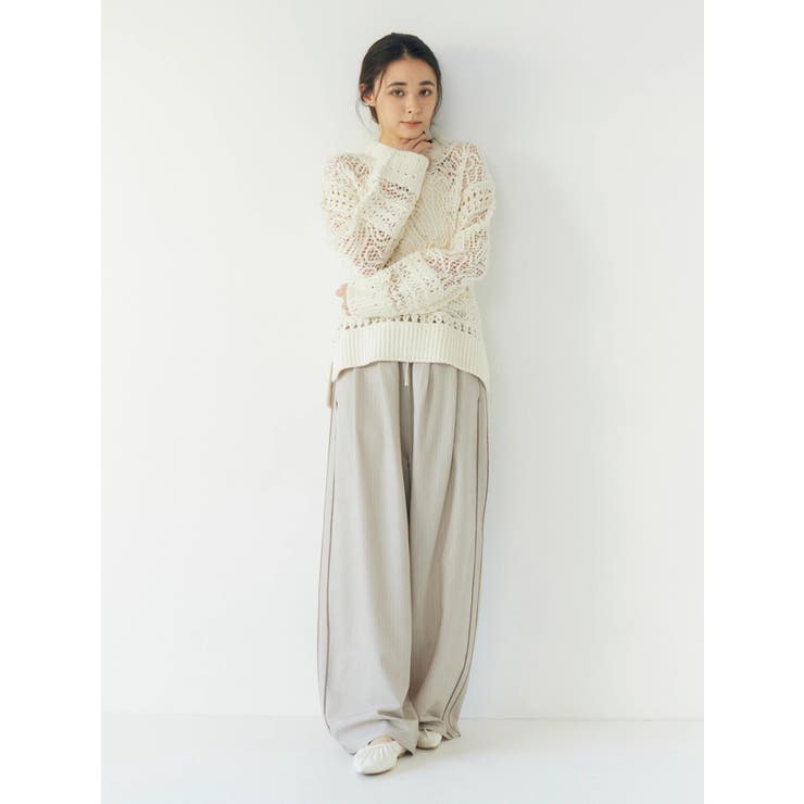 ウエストデザインラインパンツ | Ungrid | 詳細画像11 