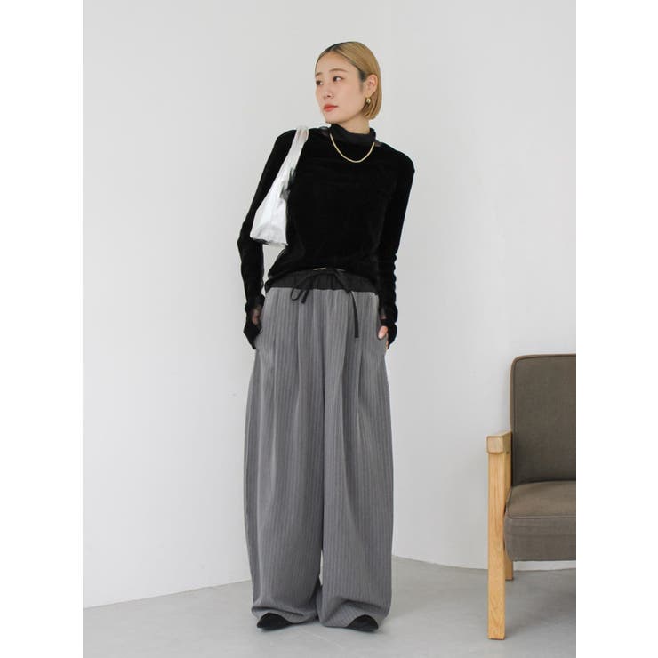 ウエストデザインラインパンツ | Ungrid | 詳細画像15 