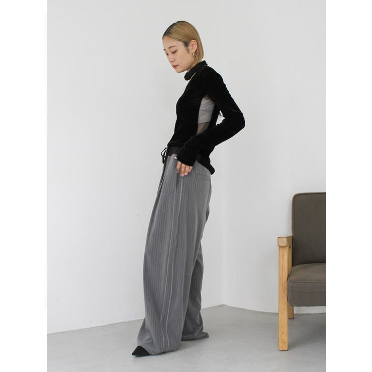 ウエストデザインラインパンツ | Ungrid | 詳細画像16 